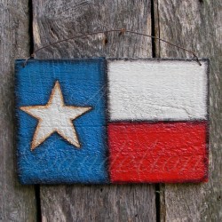 Original Farmhouse Texas Flag Painting