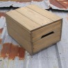 Lidded Reclaimed Wood Crate Primitive Folk Art Rustic Farmhouse Decor Storage Wooden Bin Box