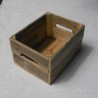 Natural Reclaimed Wood Crate Primitive Folk Art Rustic Farmhouse Decor Storage Wooden Bin Box