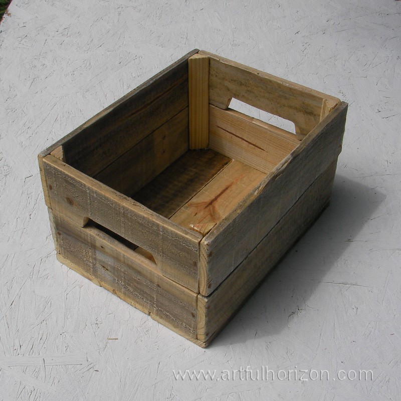 Vintage wooden country box various - Texturit